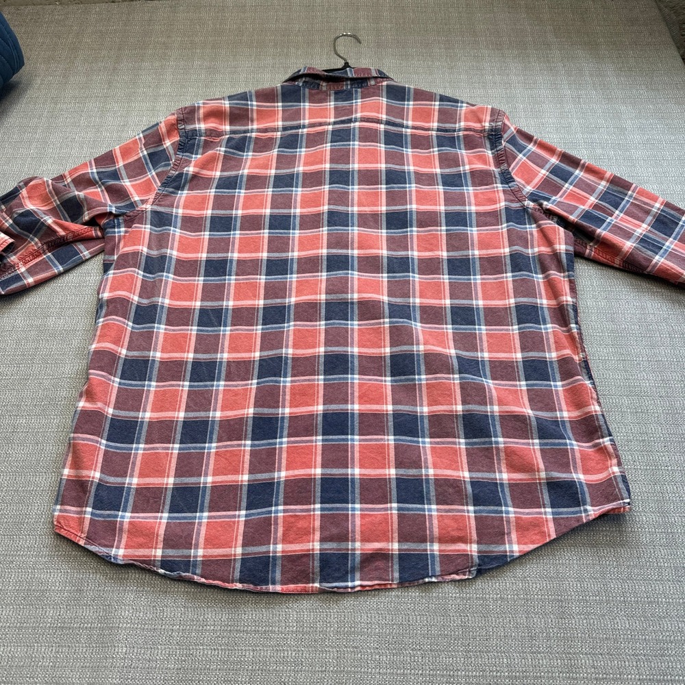 Denim &‎ Supply Ralph Lauren Mens Flannel Shirt XXL Plaid Button Up Long Sleeve - Picture 3 of 7